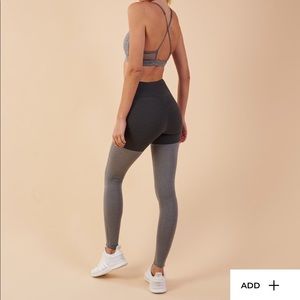Gymshark two tone seamless leggings
